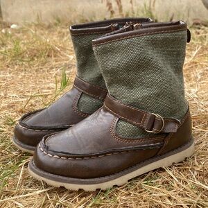 Carters Boys Equestrian Zipper Boots with Buckle Boys 11 T